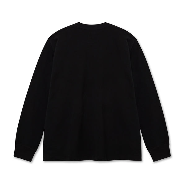 Danton - Crew Neck L/S T-Shirt - (Black)