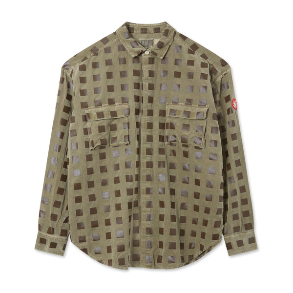 Cav Empt - Overdye Cord Dot Big Shirt - (Khaki)