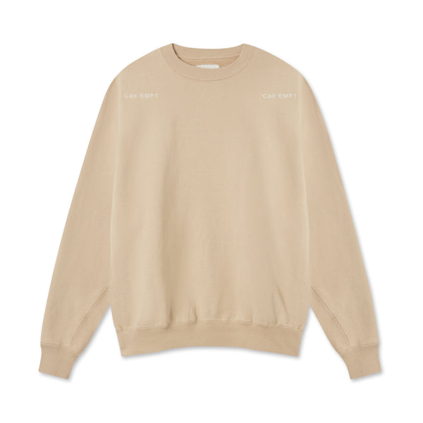 Cav Empt - Solid Crew Neck Beige - (Beige)