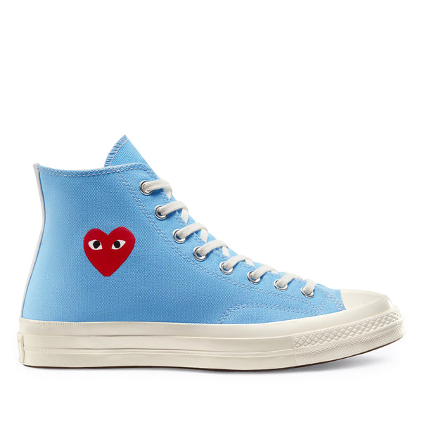 Play Converse - Red Heart Chuck ’70 High Sneakers - (Bright Blue)