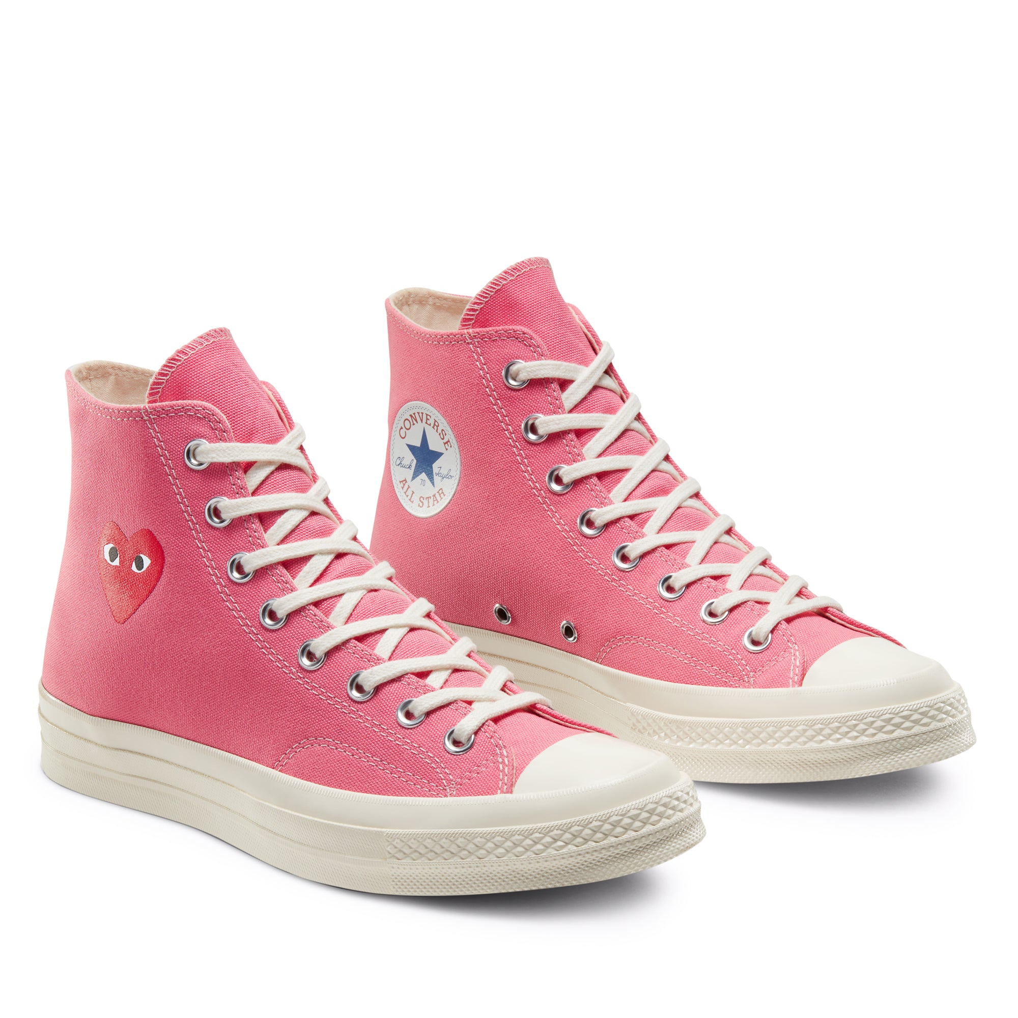 Men's pink hot sale converse shoes