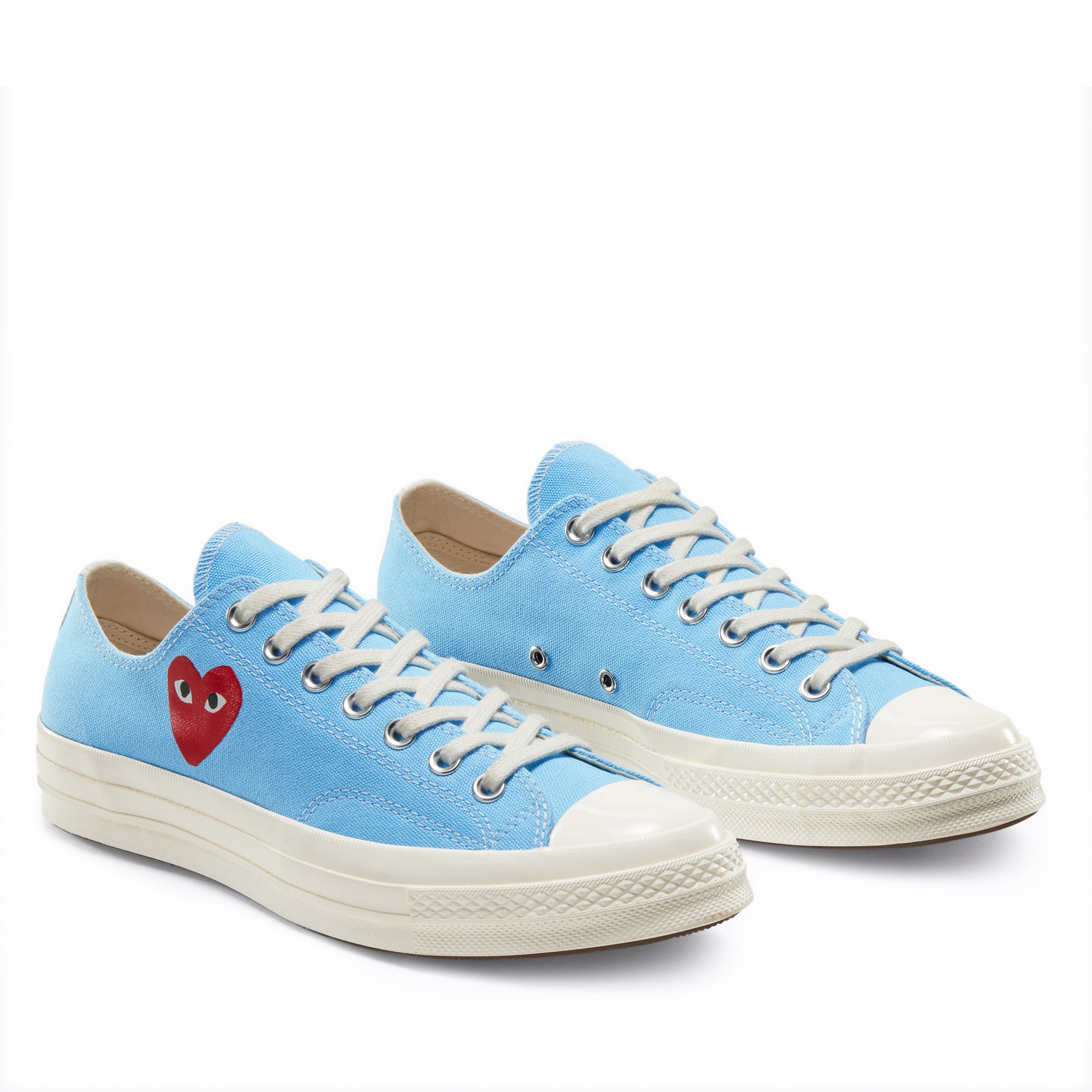 Bright blue cdg converse Clearance