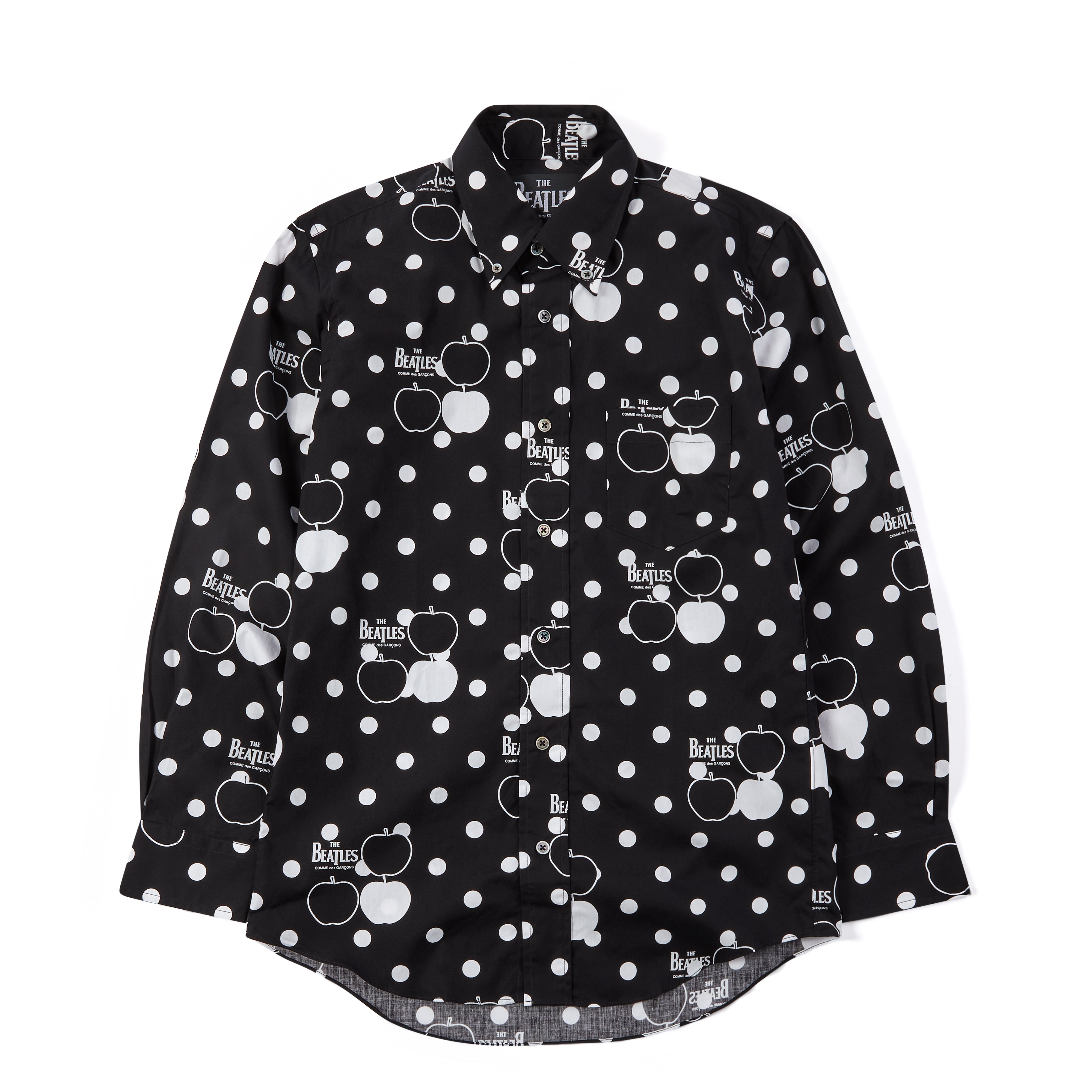 Comme des Garçons Beatles - Beatles CDG Shirt (Black with White