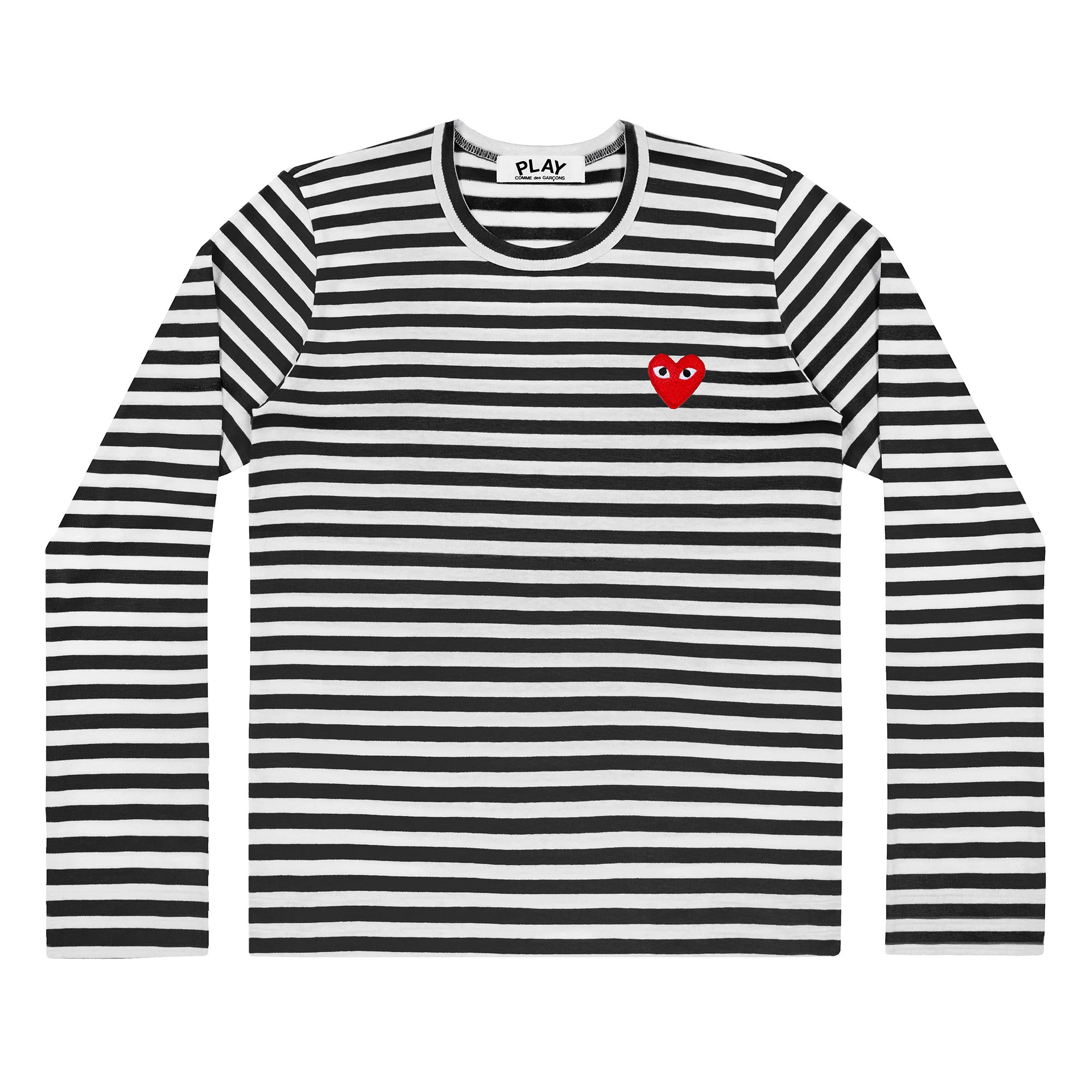 Play - Striped T-Shirt - (Black/White) view 1