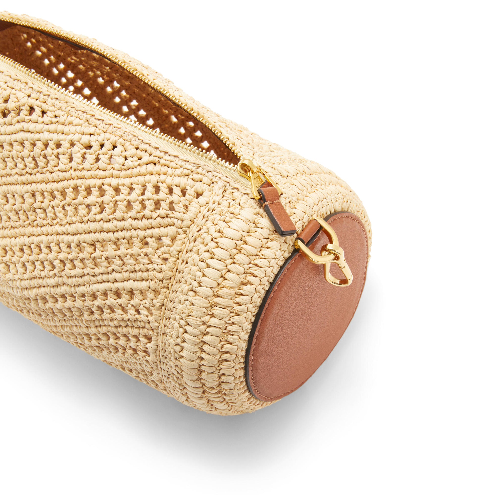 Loewe Bracelet Pouch Raffia Shoulder Bag