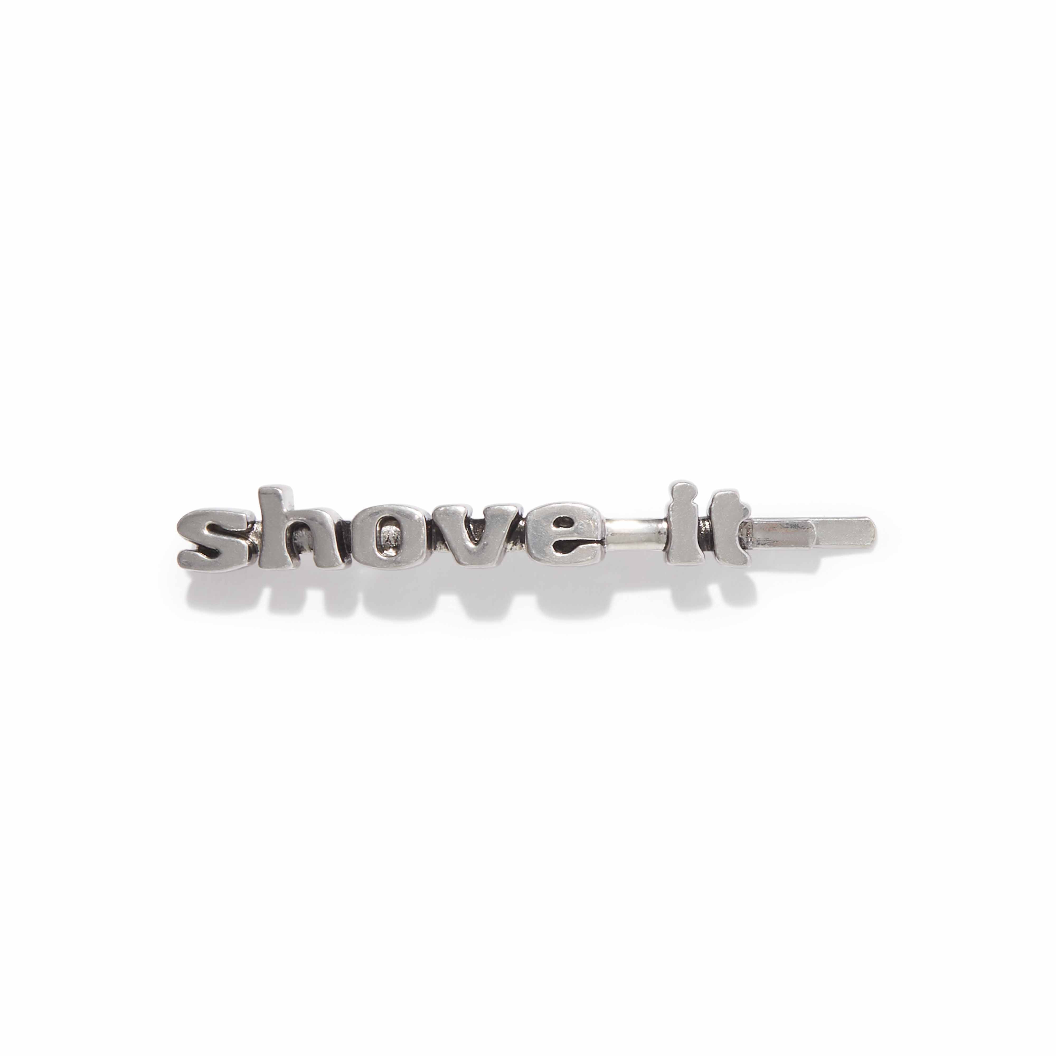 Heaven by Marc Jacobs - Women's Shove It Hair Pin - (Aged Silver 