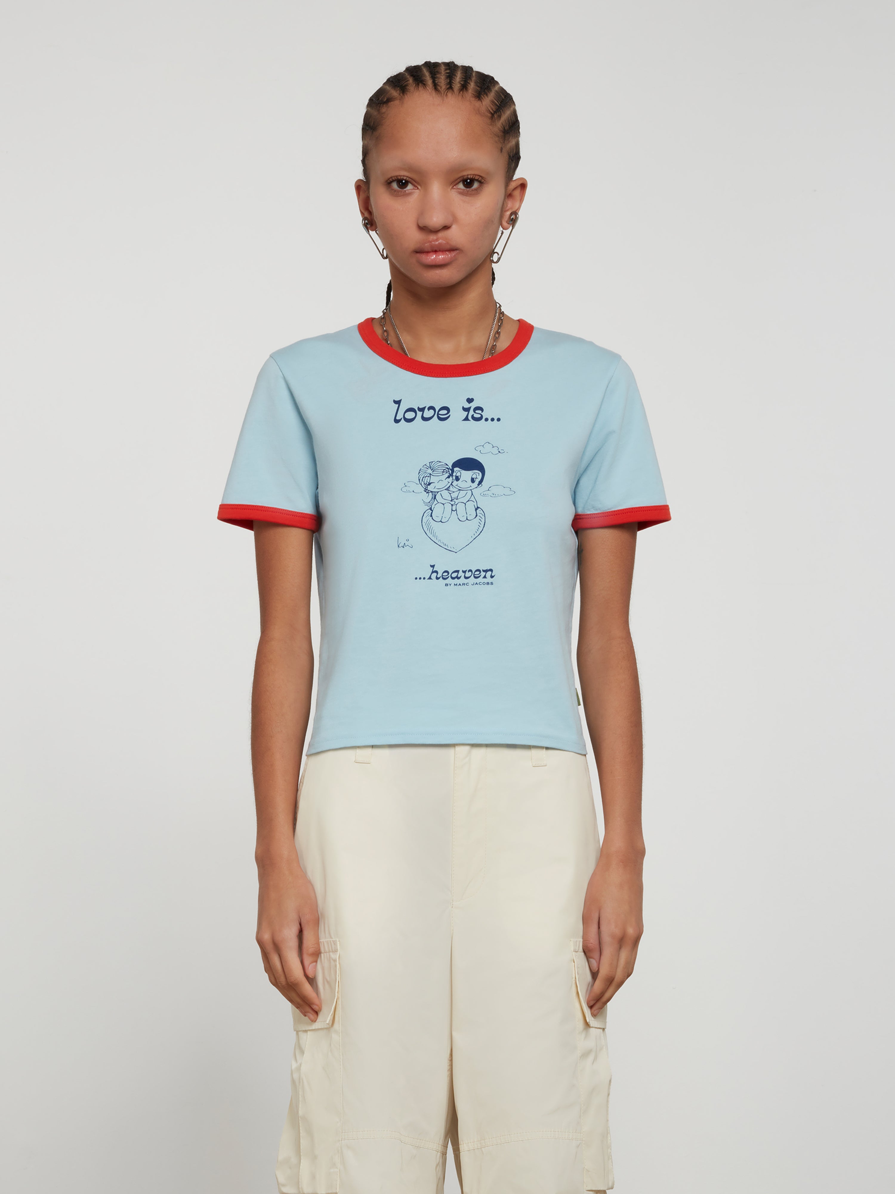 特価大特価MARC JACOBS レディース THE T-SHIRT Tシャツ(半袖/袖なし)