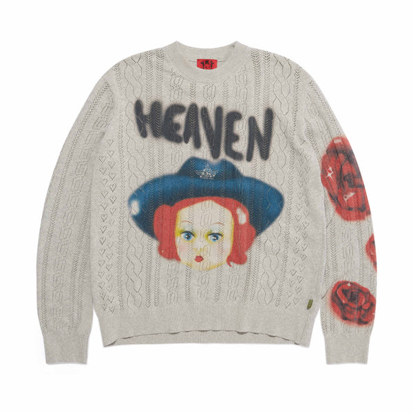 Heaven by Marc Jacobs - Women’s Airbrush Print Sweater - (Grey)