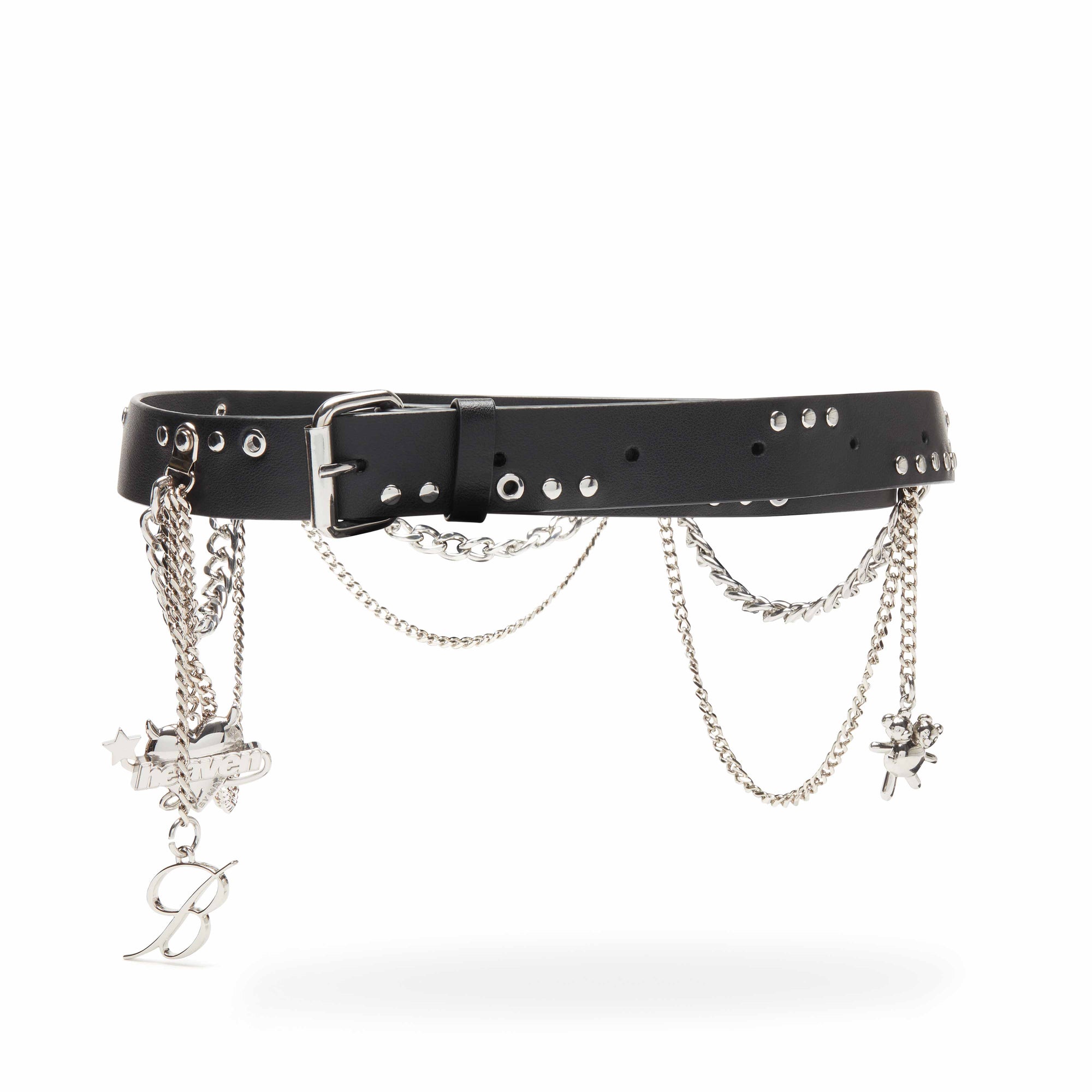 Blumarine by Marc Jacobs - Women’s Blumarine Chain Belt - (Black/Silver) view 1