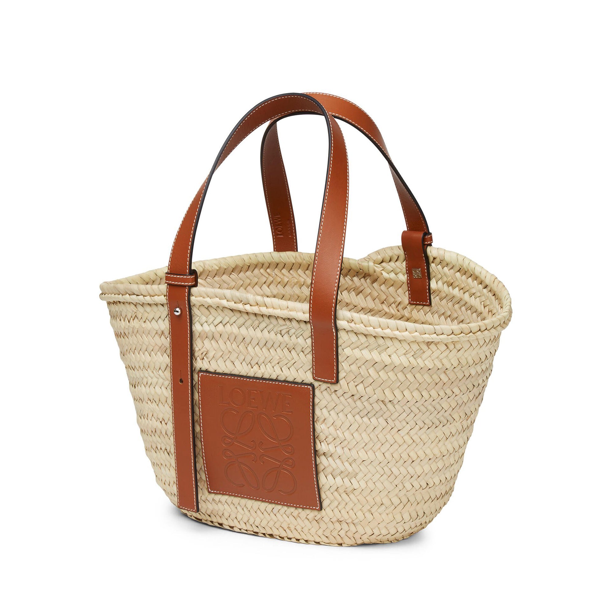 Loewe - Women’s Basket Bag - (Natural/Tan) view 3