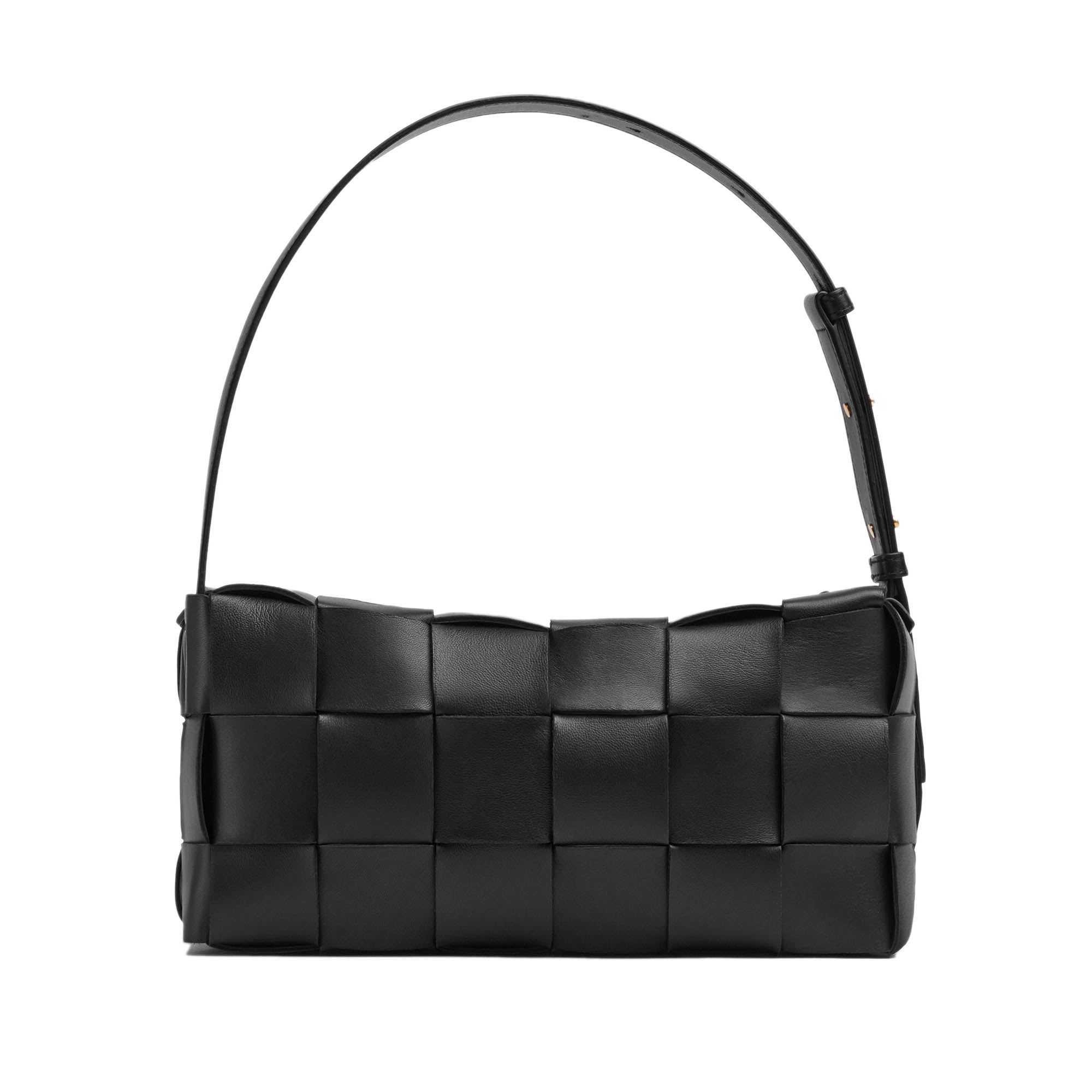 Bottega Veneta - Women’s Brick Cassette Bag - (Black/Gold) view 4