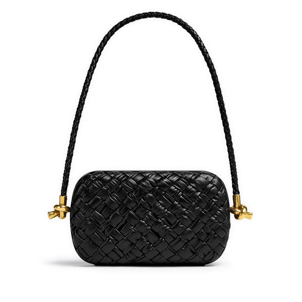 Bottega Veneta - Women’s Knot Minaudiere Strap Bag - (Black)