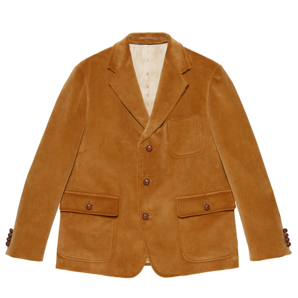 Gucci - Men’s DSM Exclusive Corduroy Single-Breasted Jacket - (Camel)