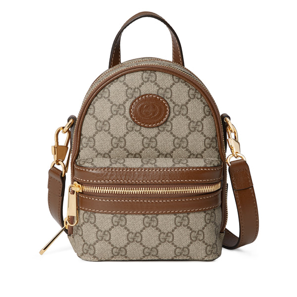 Gucci - Men’s Multi-Function Bag with Interlocking G - (Beige/Ebony)