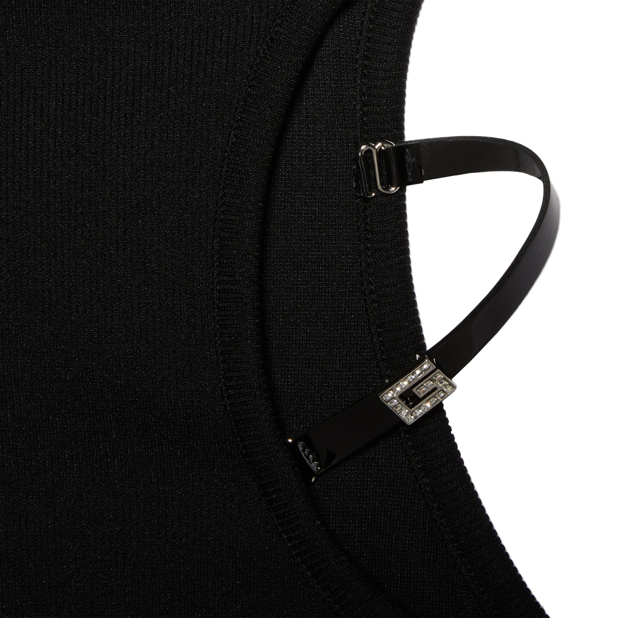 Gucci - Women’s Cotton Ribbon Jersey Maxi Dress - (Black) view 2