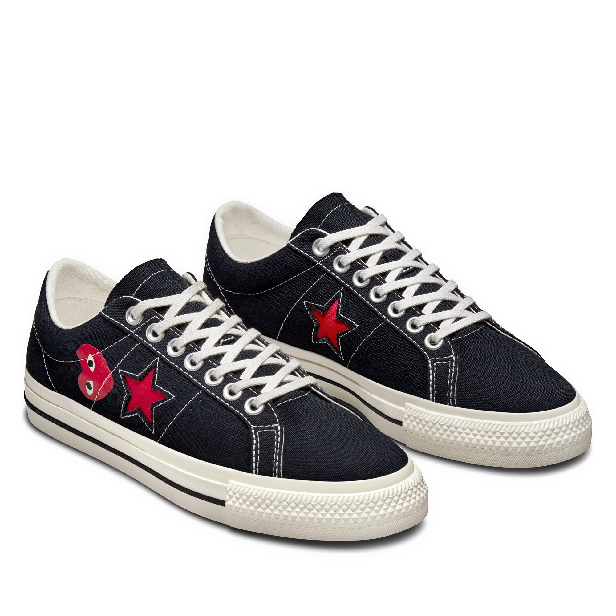 Converse one outlet star black red