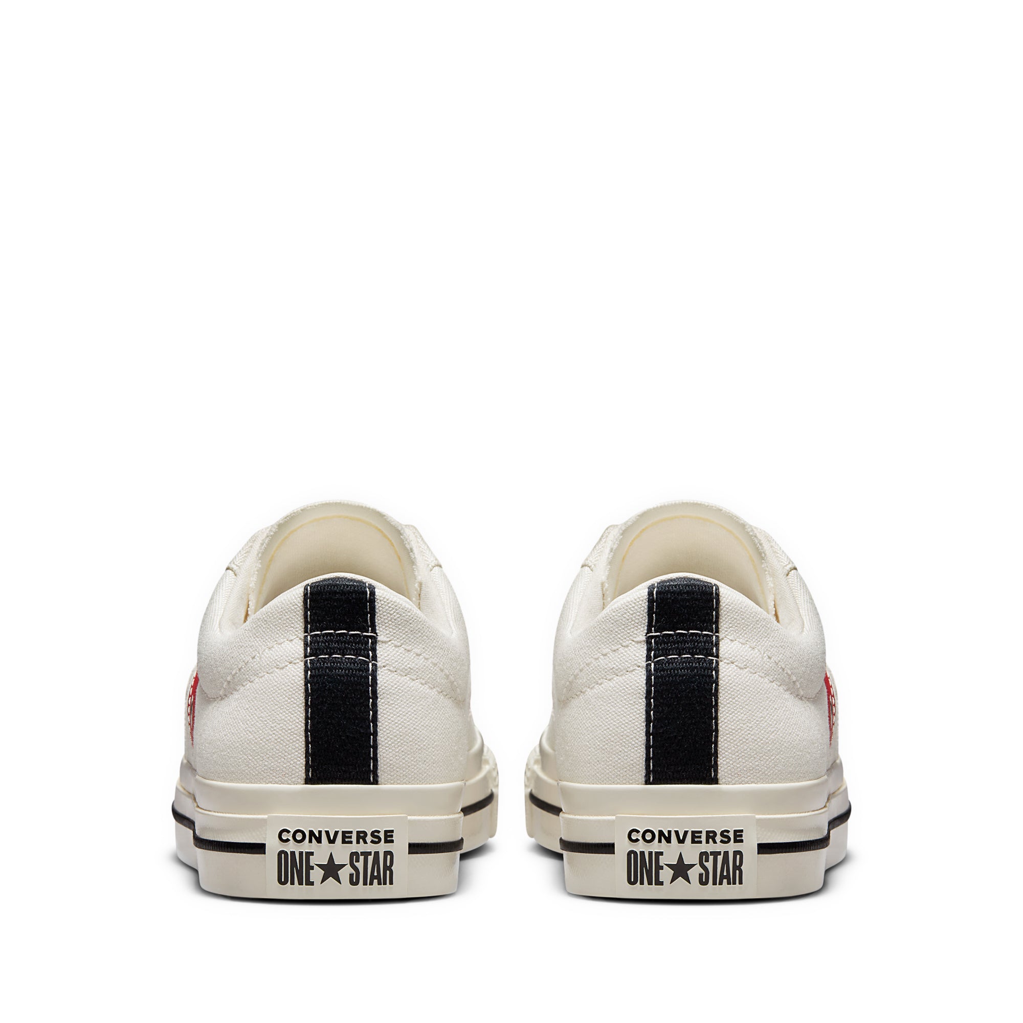 Play Converse - Red Heart One Star - (White) view 5