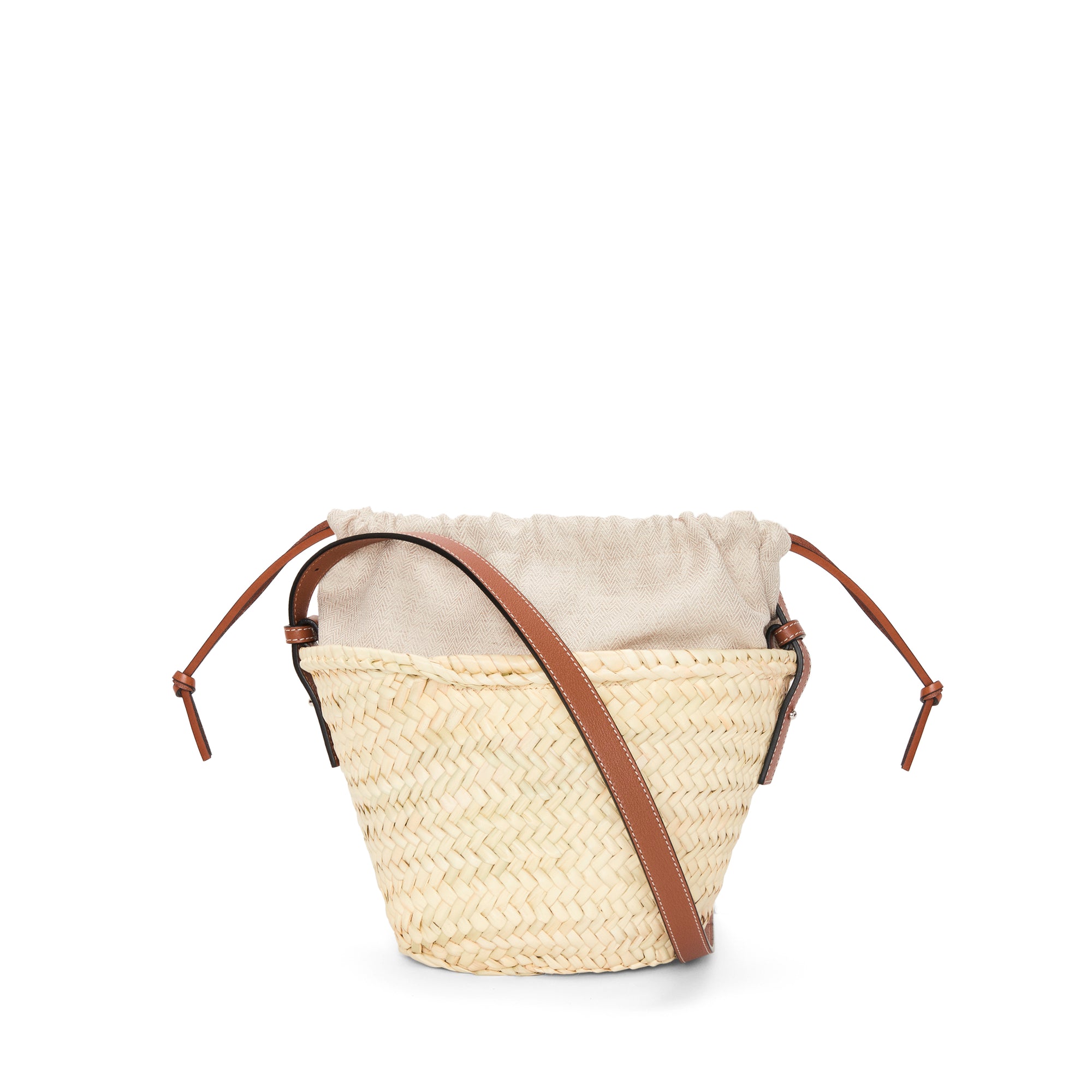Loewe - Women’s Drawstring Bucket Bag - (Natural/Tan) view 4