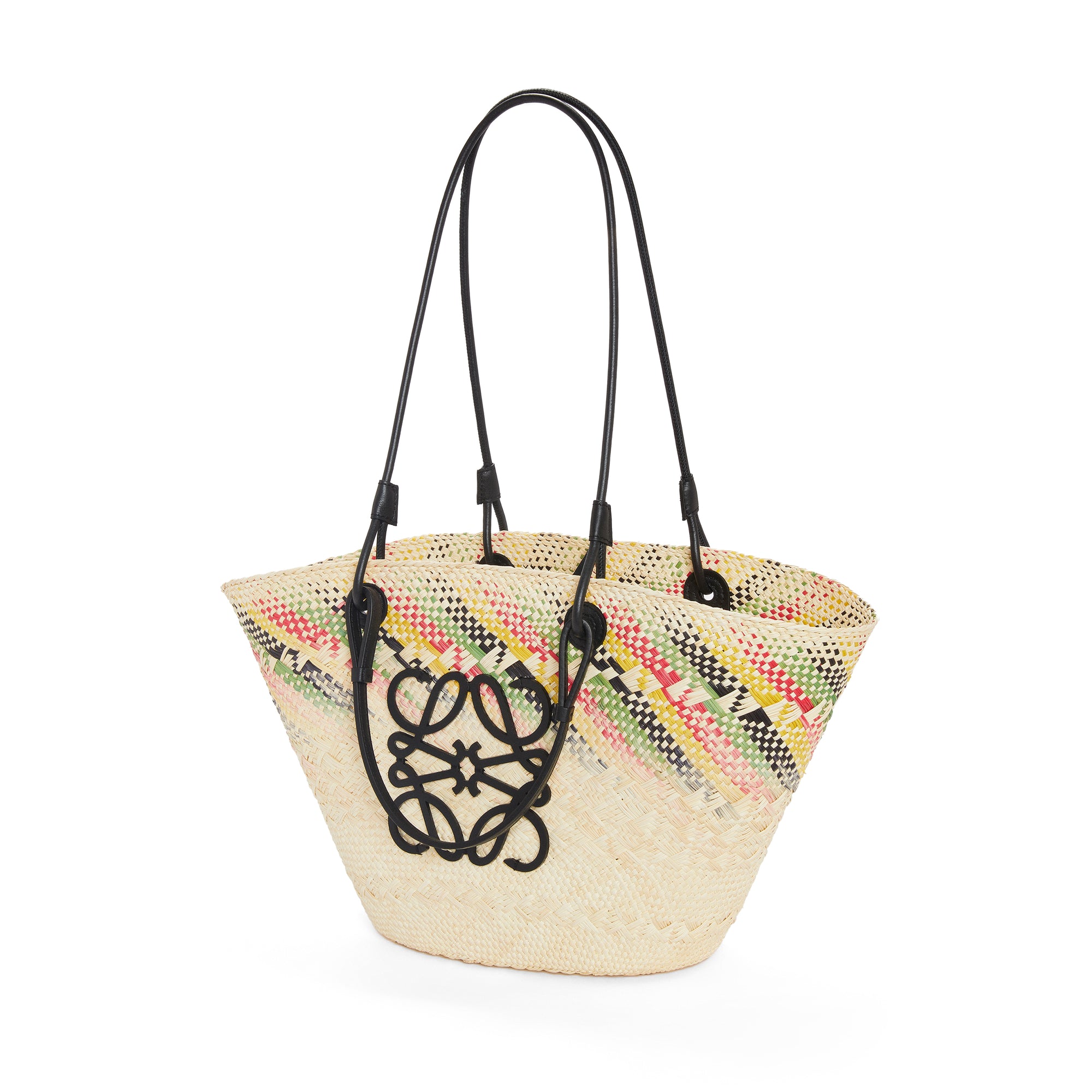 Loewe 2022 Small Rainbow Anagram Basket Bag