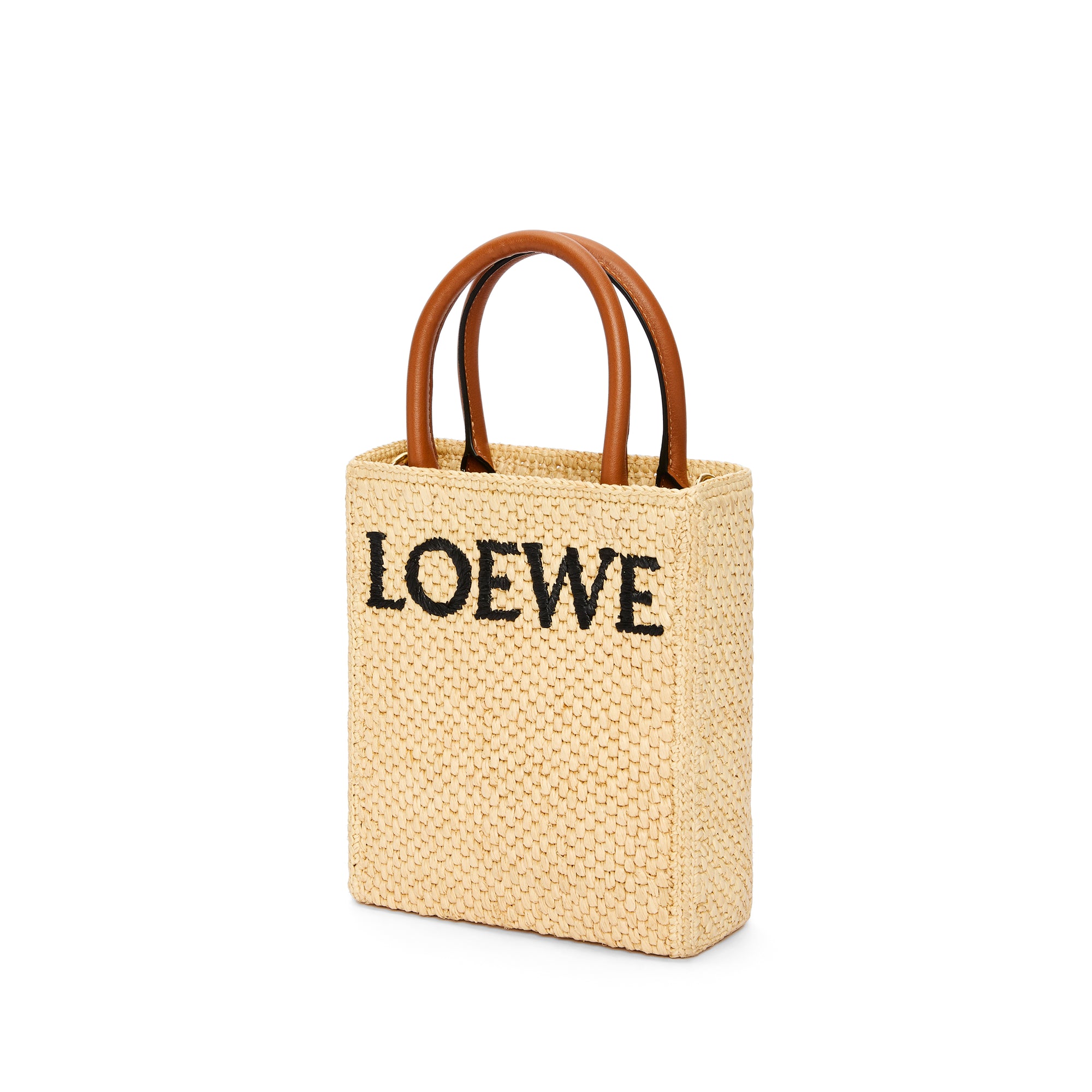 Loewe - Women’s Standard Mini Tote Bag - (Natural/Black) view 3