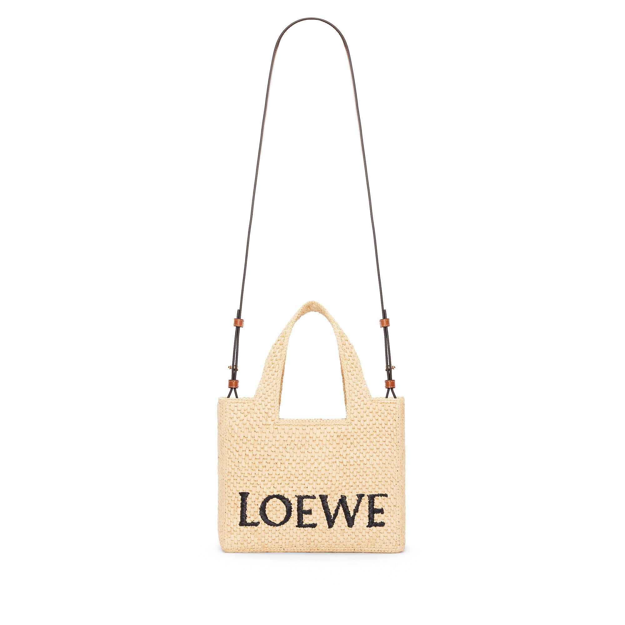 Loewe - Women’s Loewe Font Tote Small Bag - (Natural) view 3