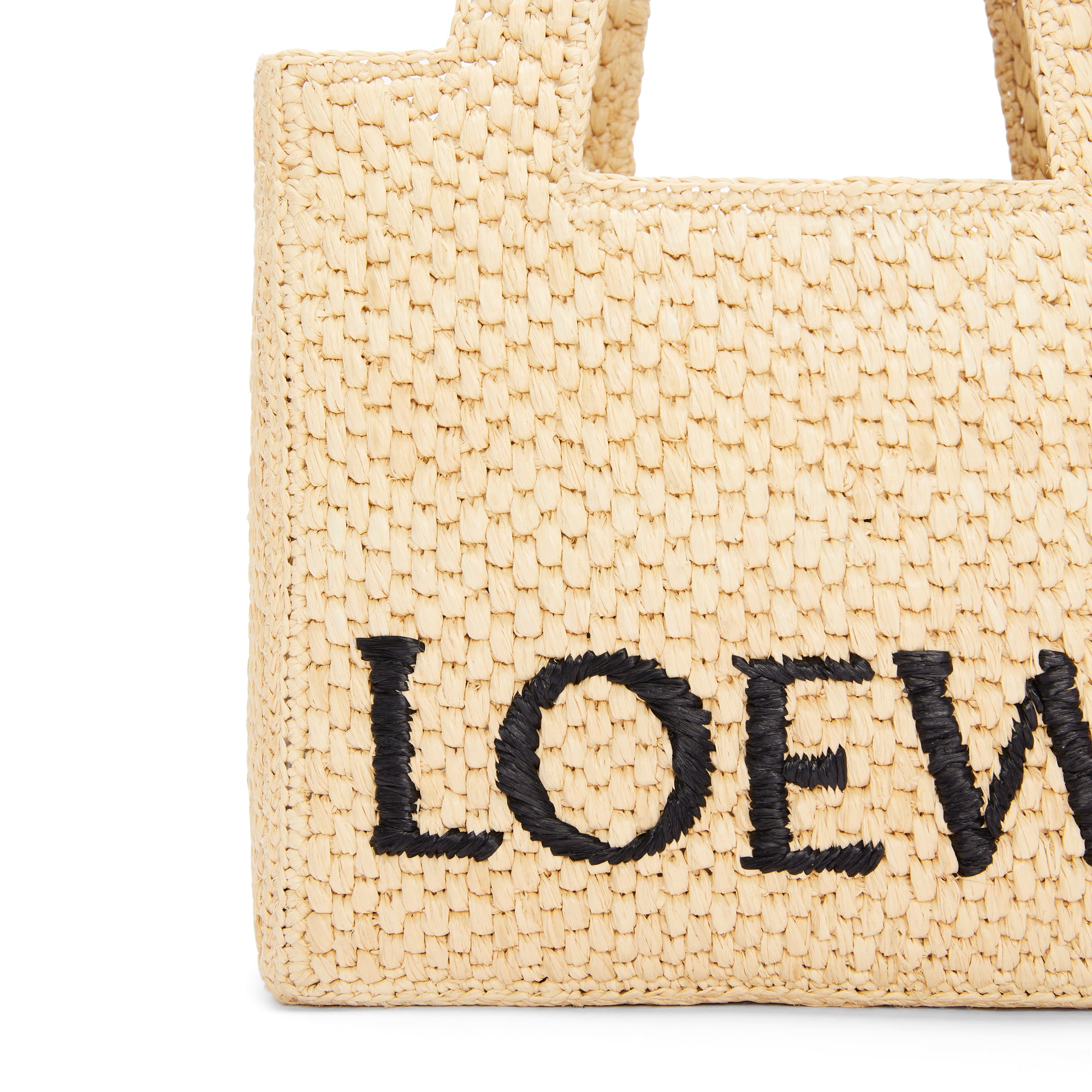 Loewe - Women’s Loewe Font Tote Small Bag - (Natural) view 5