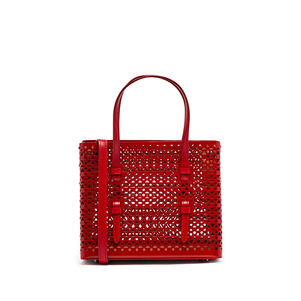 Alaïa - Women’s Mina 20 Small Tote Bag - (Lacquer Red)