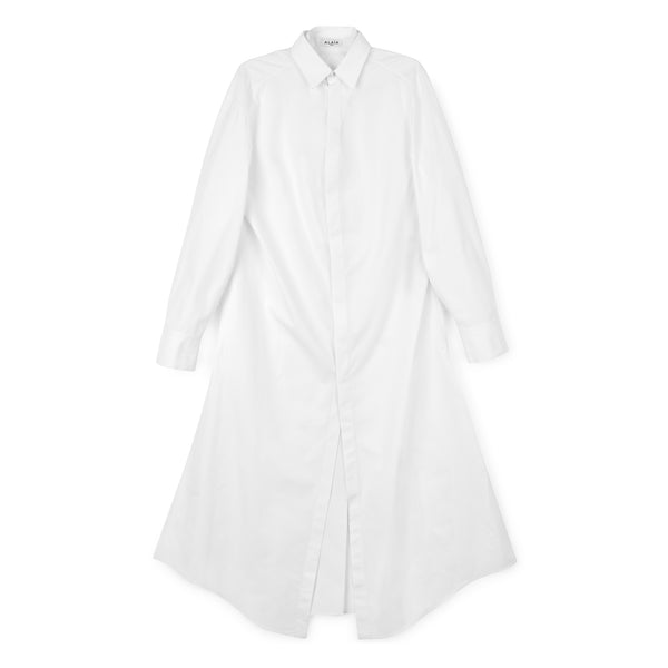 Alaïa - Women’s Long Japanese Poplin Shirt Dress - (White)