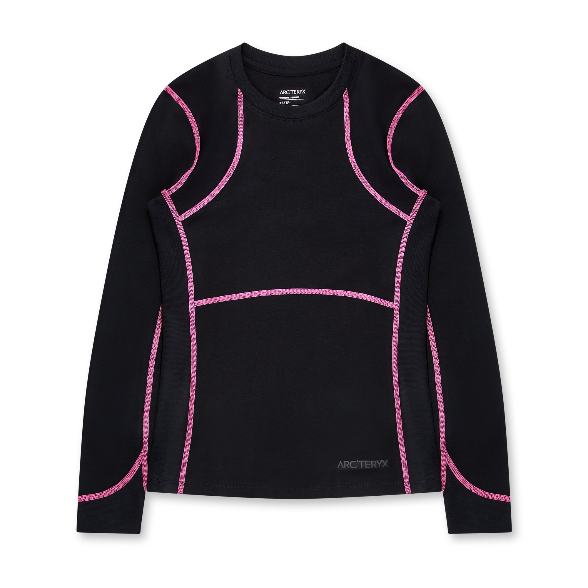 Arc’teryx System_A - Women’s Alesa Long Sleeve T-Shirt - (Black) view 1, Click to Zoom in