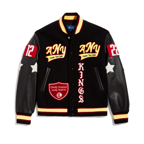 Awake NY - Corazón Varsity Jacket - (Black)