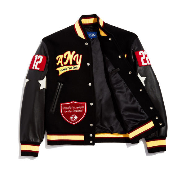 Awake NY - Corazón Varsity Jacket - (Black)