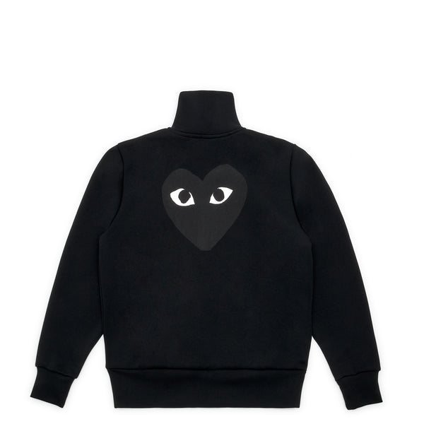 Play - Sweatshirt with Big Heart - (Black)