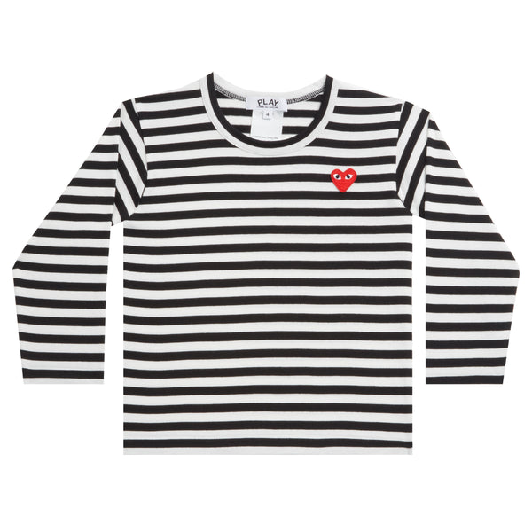 Play - Kids Striped T-Shirt - (Black)
