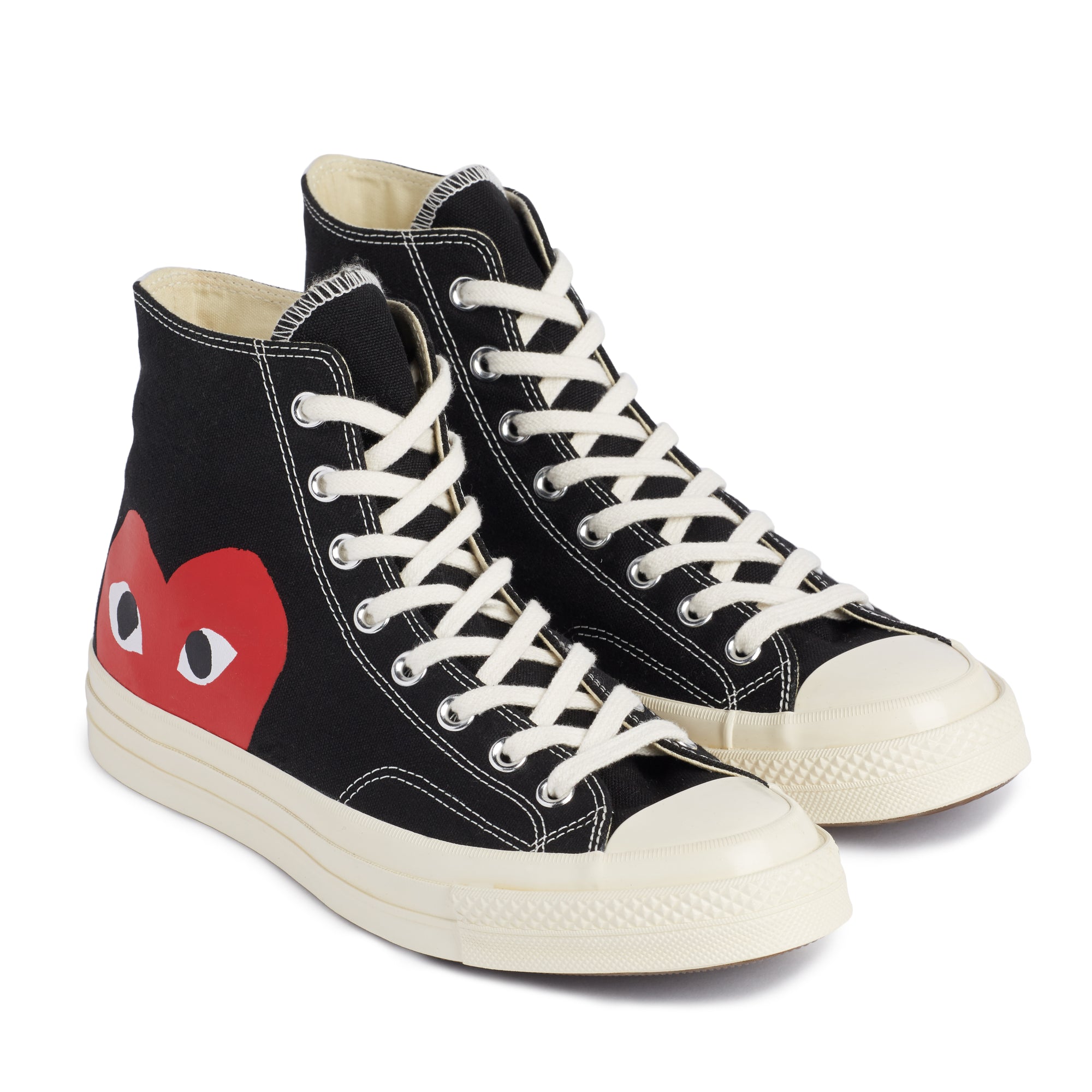 Play Converse - Red Heart Chuck Taylor All Star ’70 High Sneakers - (Black) view 2