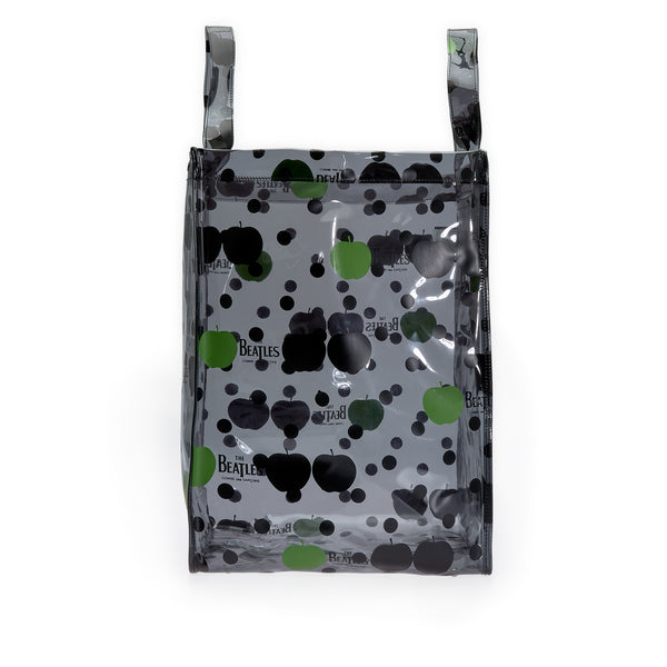 CDG Beatles - Big PVC Apple & Dot Tote - (VB-K201 Black)