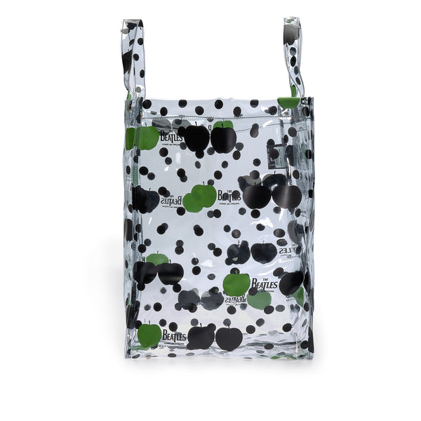 CDG Beatles - Big PVC Apple & Dot Tote - (VB-K201 Transparent)