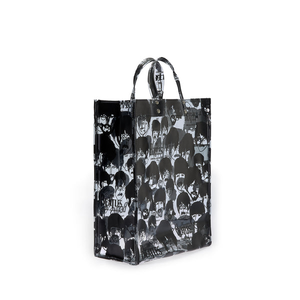 CDG Beatles - Faces PVC Tote - (VB-K203 Transparent)