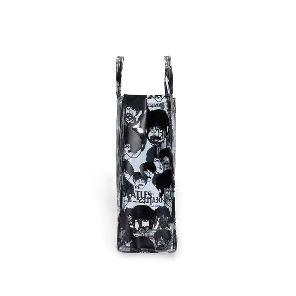 CDG Beatles - Faces PVC Tote - (VB-K203 Transparent)
