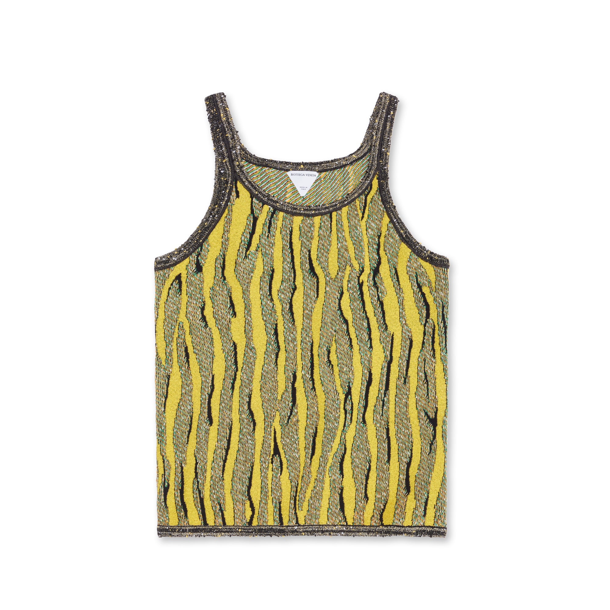 Bottega Veneta - Women’s Animal Jacquard Tank Top - (Yellow) view 1
