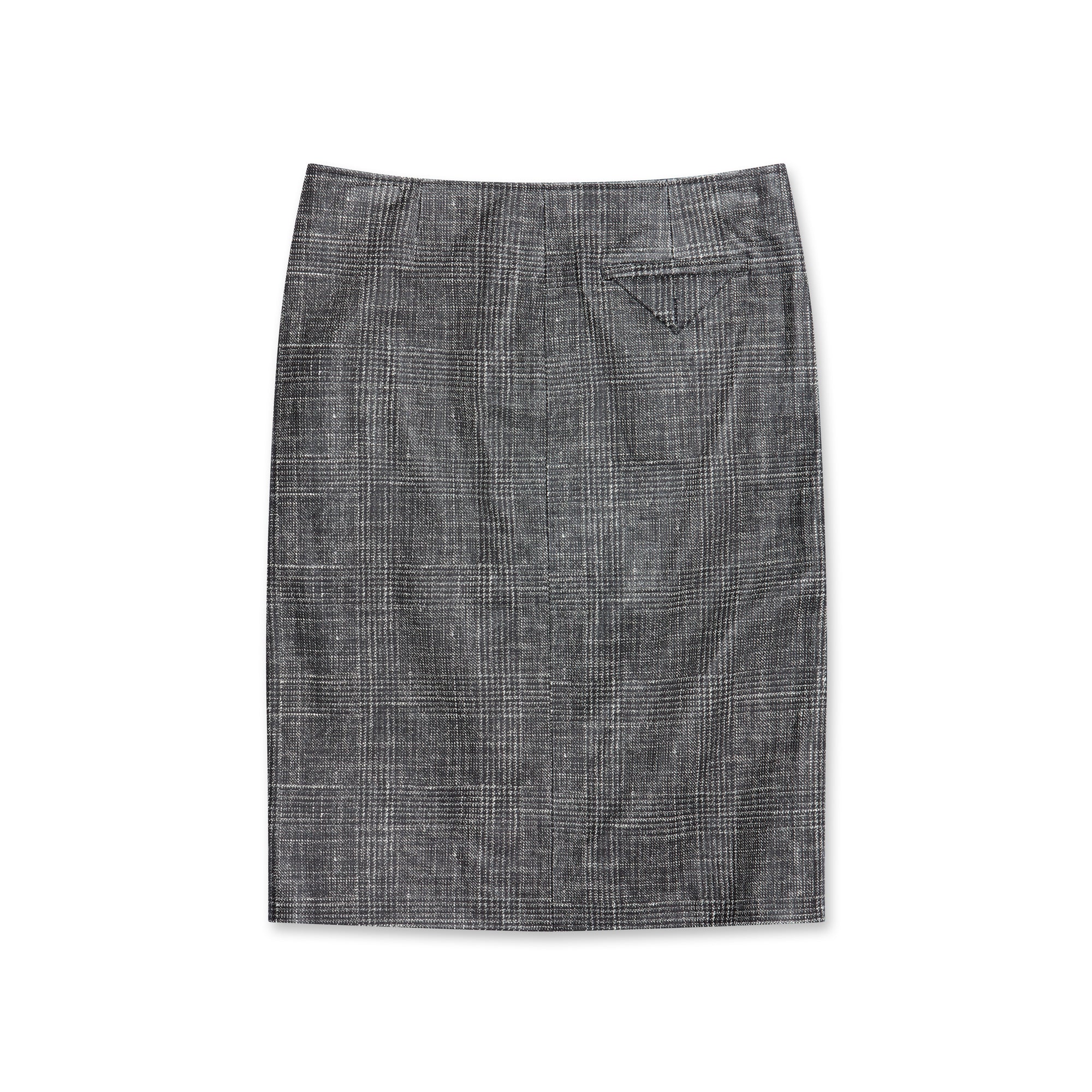 Bottega Veneta - Women’s Printed Leather Skirt - (Black/White) view 2