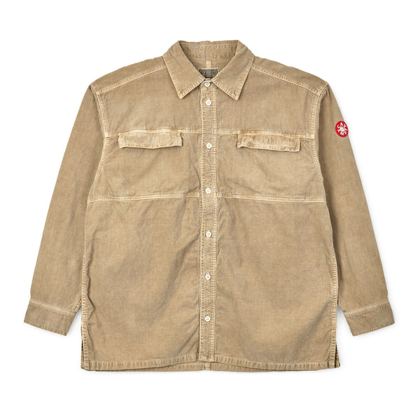 Cav Empt - Overdye Switch Cut Cord Shirt - (Beige)