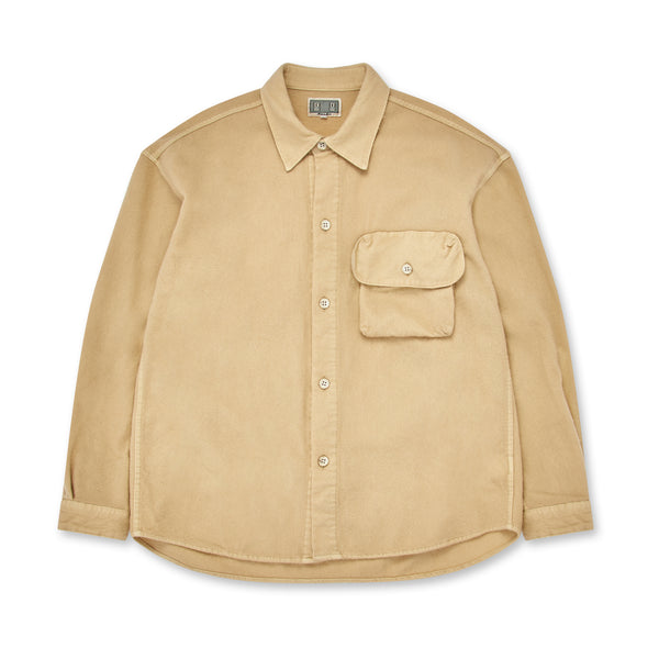 Cav Empt - Overdye Wool Big Shirt - (Beige)