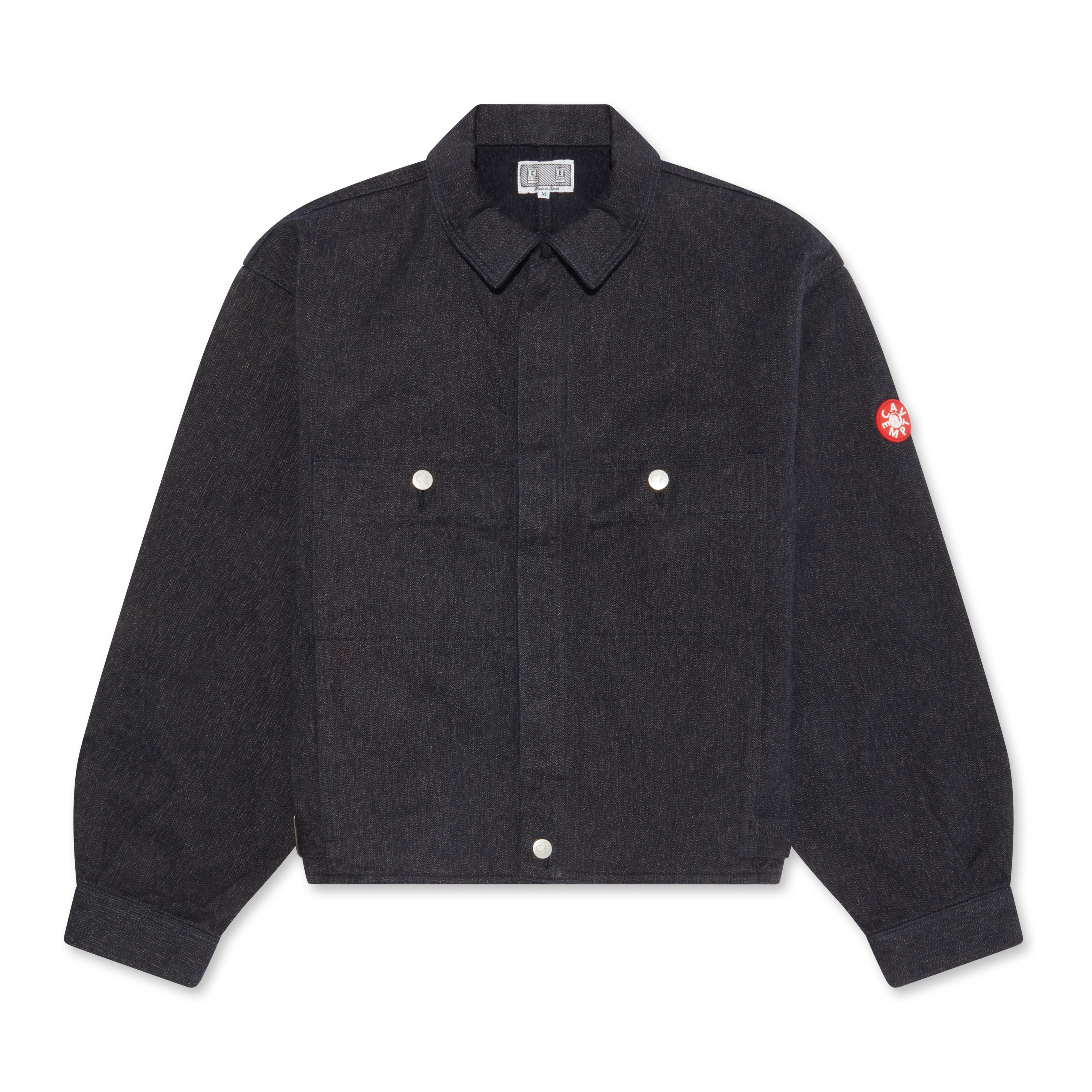 c.e cavempt BLACK HEATHER BUTTON JACKET