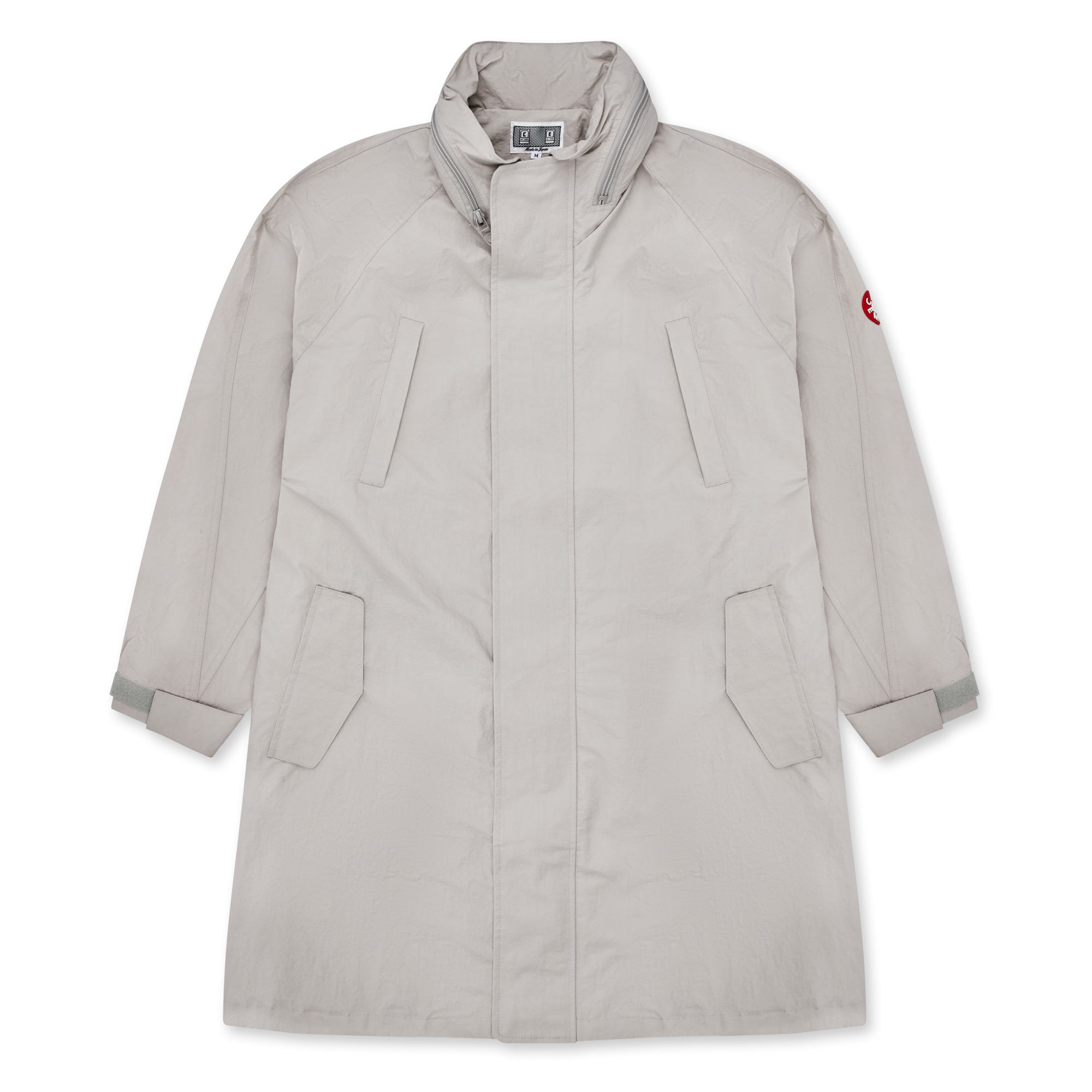 Cav Empt - Nylon Zip Over Coat - (Grey) view 1, Click to Zoom in