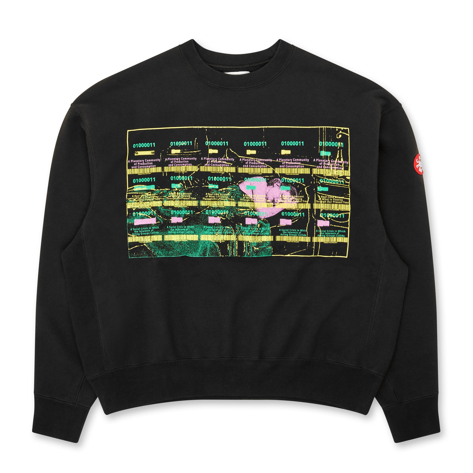 Cav Empt - Planetary Community Crew Neck - (Black) view 1, Click to Zoom in