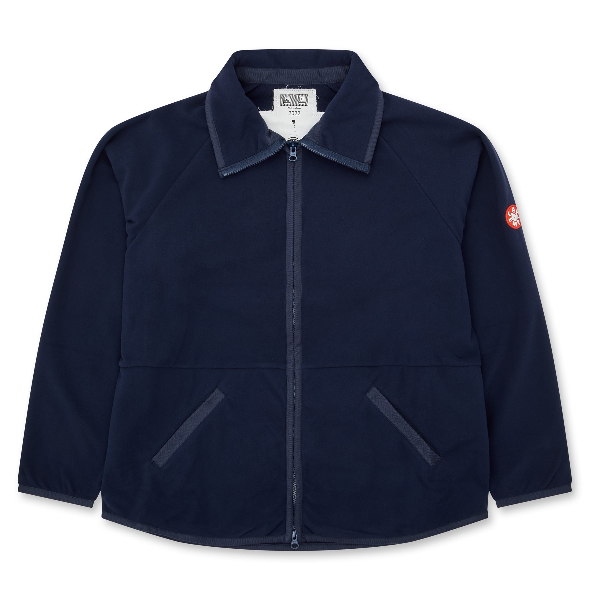 Cav Empt - Light Fleece Zip Up - (Navy) view 1, Click to Zoom in