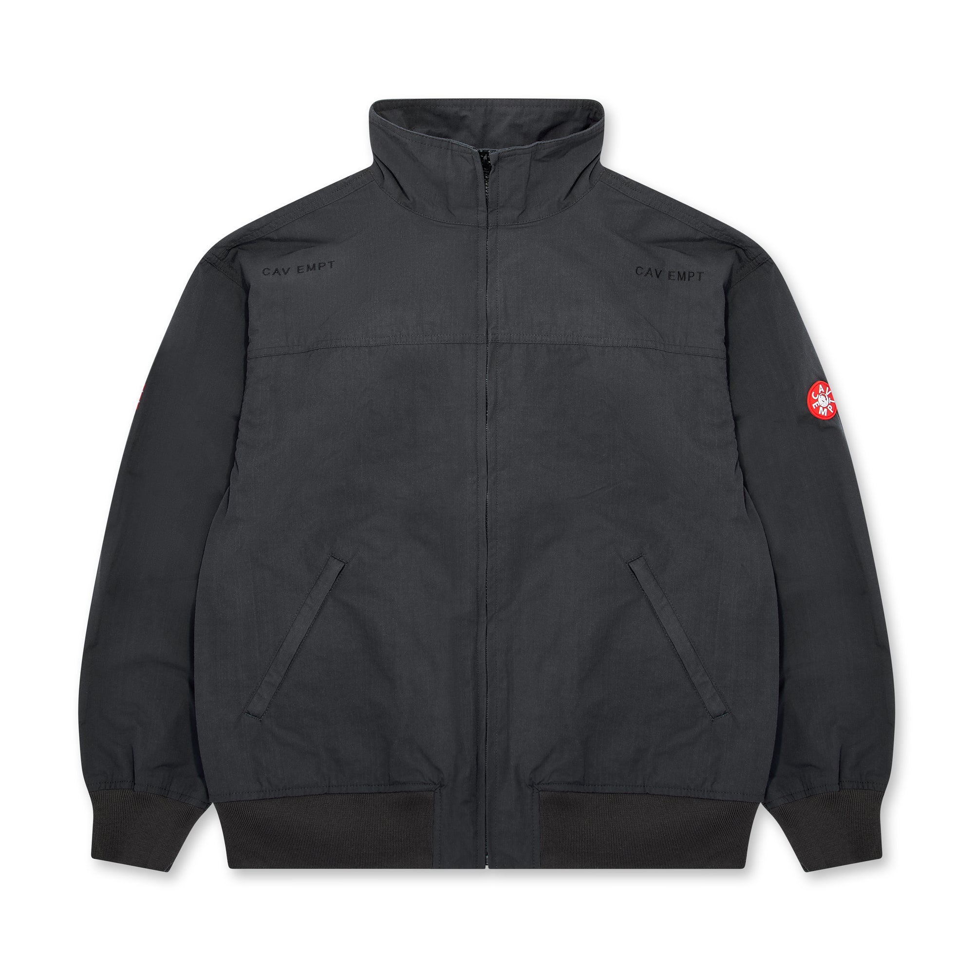 Cav Empt: Stand Collar Zip Jacket (Charcoal) DSML E-SHOP