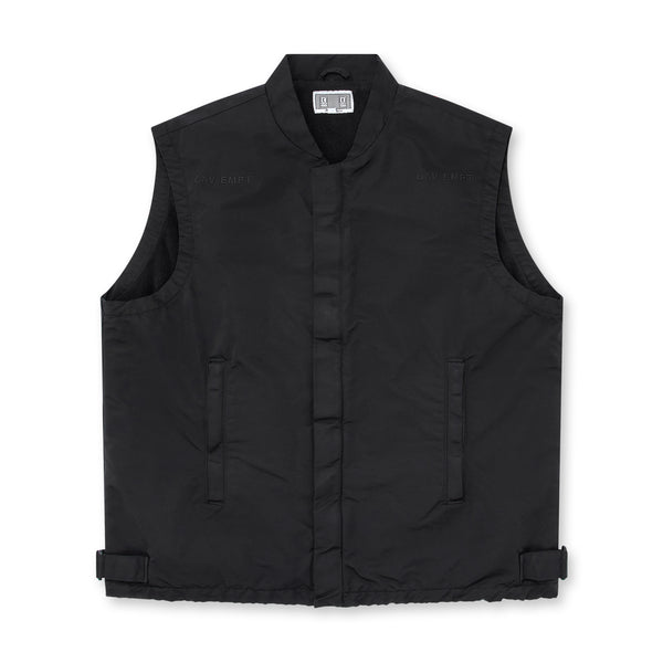 Black Fleece-lined cotton-canvas gilet, Our Legacy