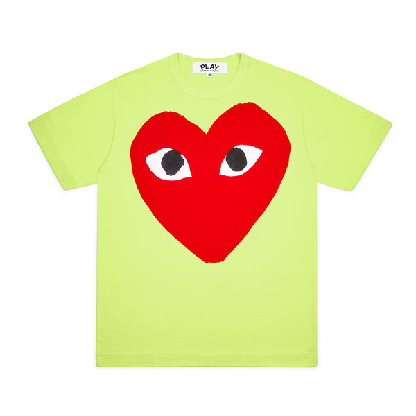 Play - Bright Heart Logo T-Shirt - (Green)