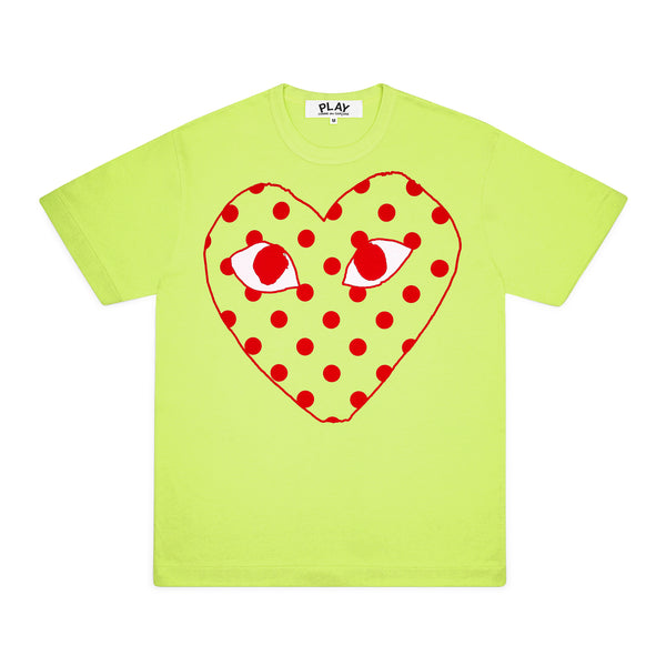 Play - Bright Spotted Heart T-Shirt - (Green)